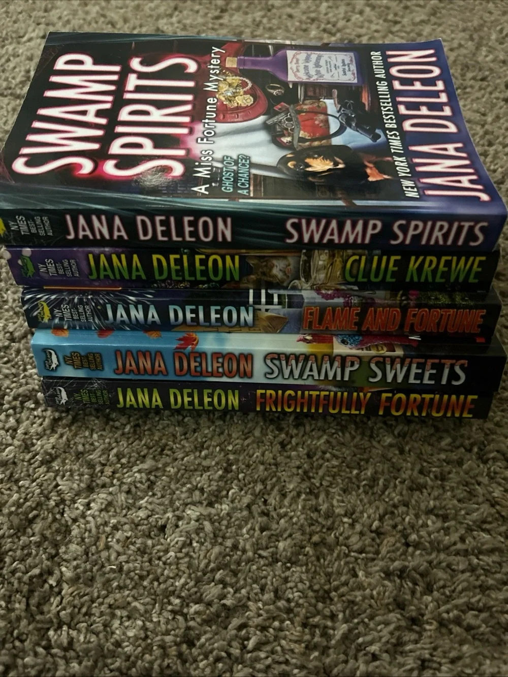 Jana Deleon A Miss Fortune Mystery Series  5 Paperback Set - Books 20-24